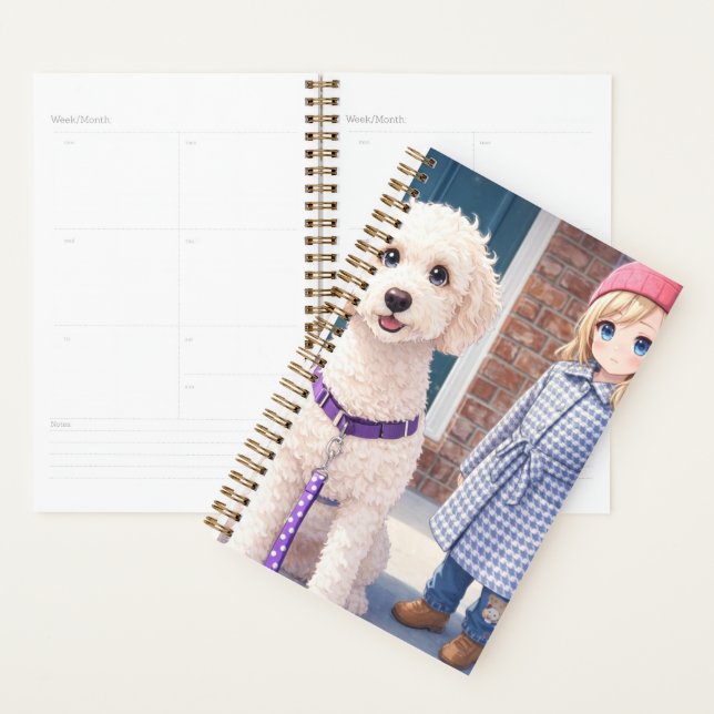 Anami Planner Girl & Puppy Small Best Friends  Planer (Anzeige)