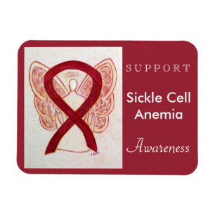 Anämie-Anämie-Bewusstsein Ribbon Angel Magnet