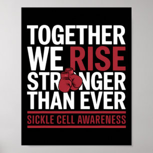 Anämie bei Sichelzellanämie gemeinsam mit Boxin Poster