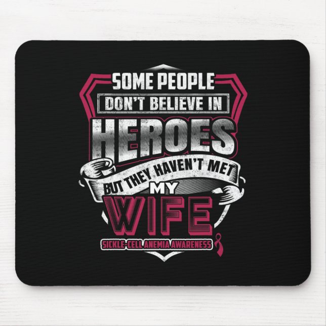 Anämie-Krieger mit Sichelzellenanämie - ich trage  Mousepad (Vorne)