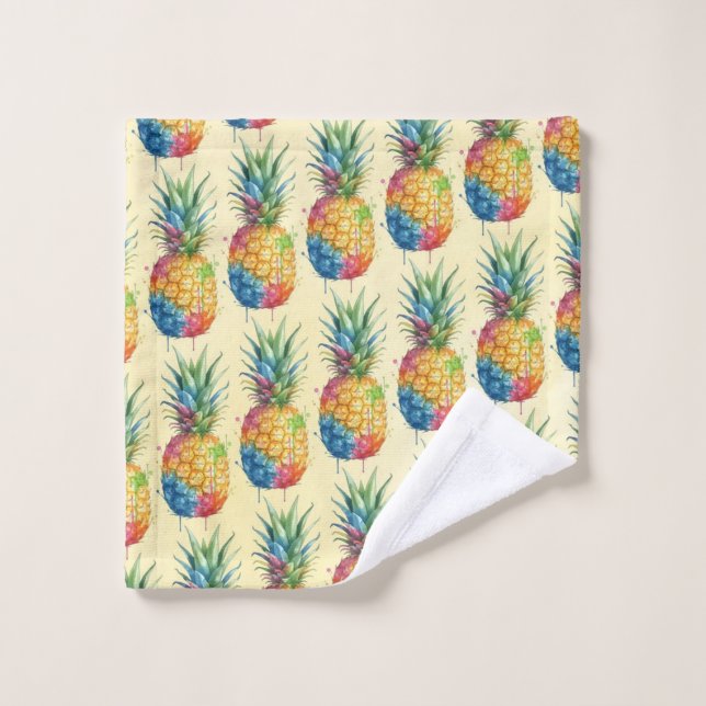 Ananas (Gant de toilette)