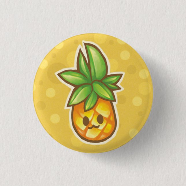Ananas: 3 button (Vorderseite)