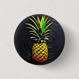 Ananas 3 cm Abzeichen Button