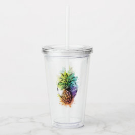 Ananas Acryltrinkbecher