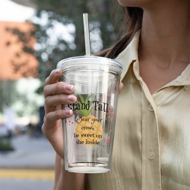 Ananas Acryltrinkbecher (Von Creator hochgeladen)