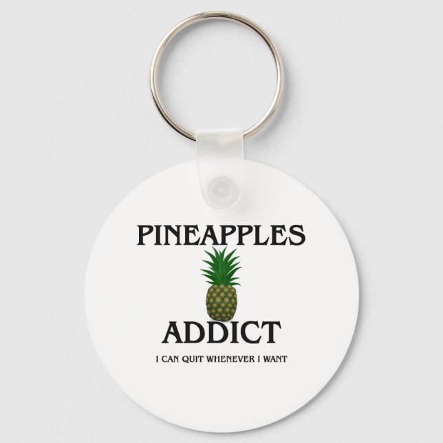 Ananas Addict Schlüsselanhänger (Vorderseite)