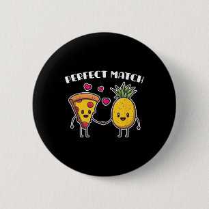 Ananas Aloha Beaches Hawaii Pizza - Italienisches Button