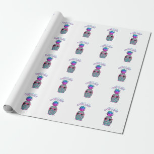 Ananas-Aloha Geschenkpapier