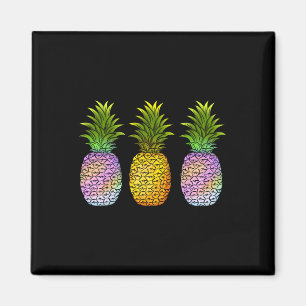 Ananas Aloha Hawaii Hawaiianische Frucht Sommerfer Magnet