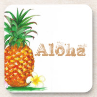 Ananas - Aloha Untersetzer