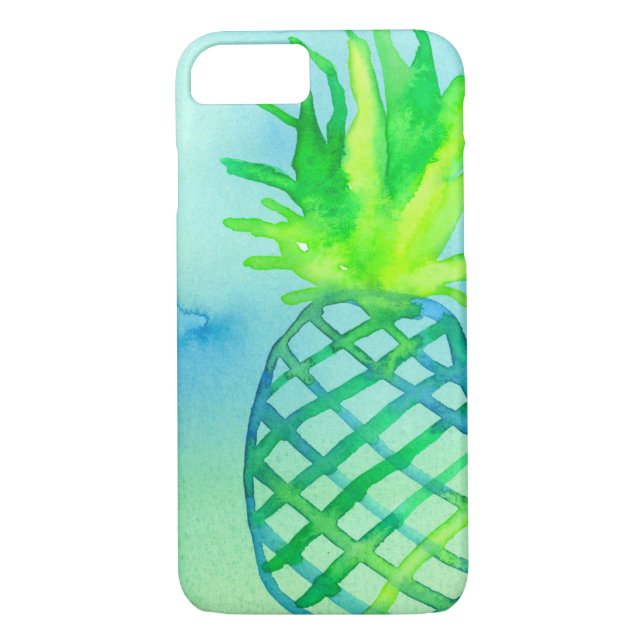 Ananas-Ananas, blau Case-Mate iPhone Hülle (Rückseite)