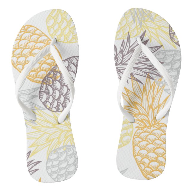 Ananas-Ananas-Flip-Flops Flip Flops (Fußbett)