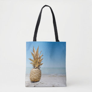 Ananas-Ananas-Früchte am Meer Tasche
