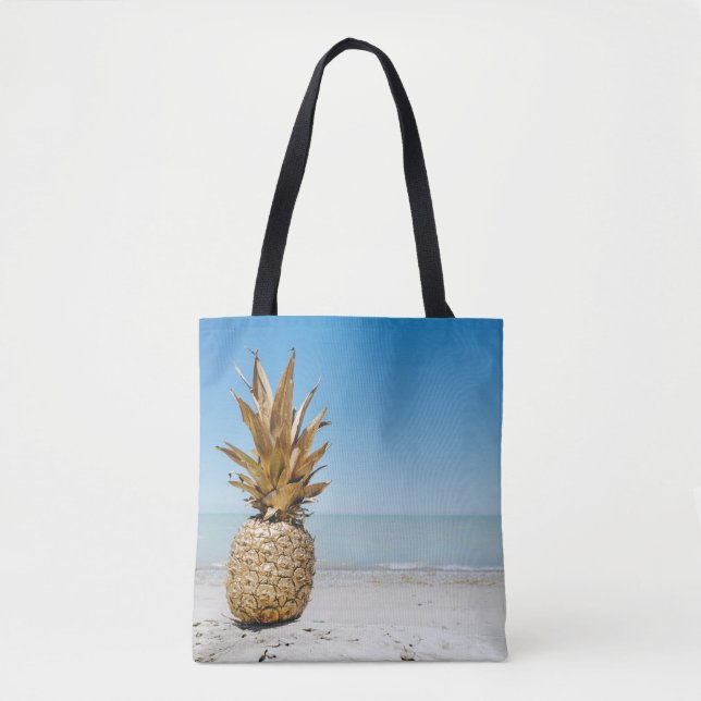 Ananas-Ananas-Früchte am Meer Tasche (Vorderseite)