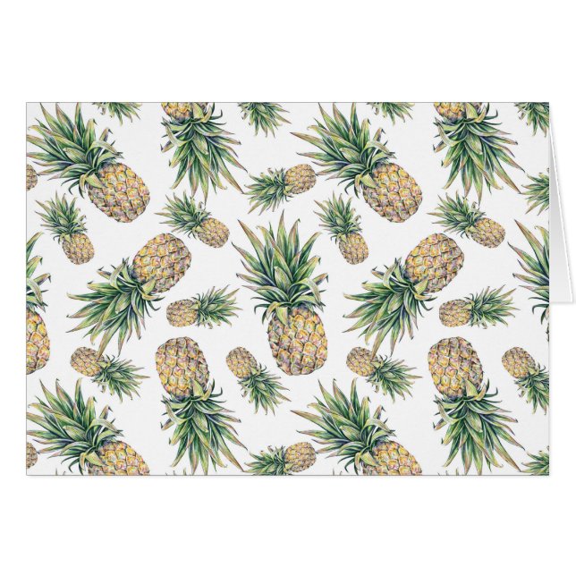 Ananas-Ananas-Muster (Vorderseite (Horizontal))