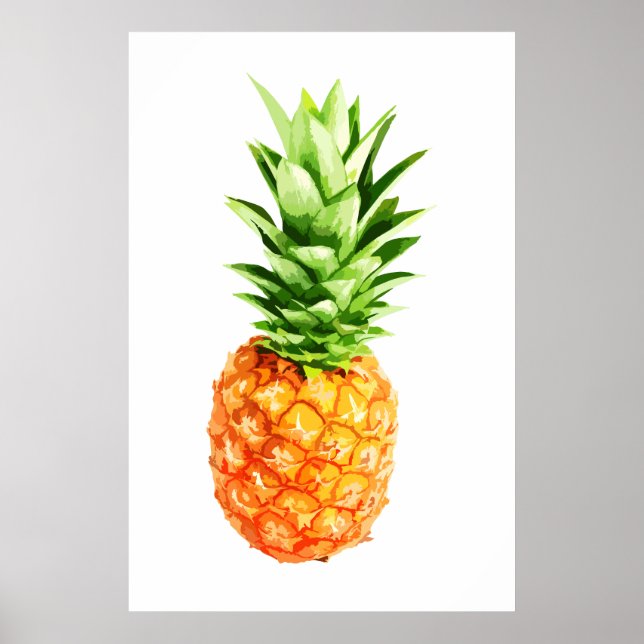 Ananas, Ananas-Poster, Ananas-Leinwand, Poster (Vorne)