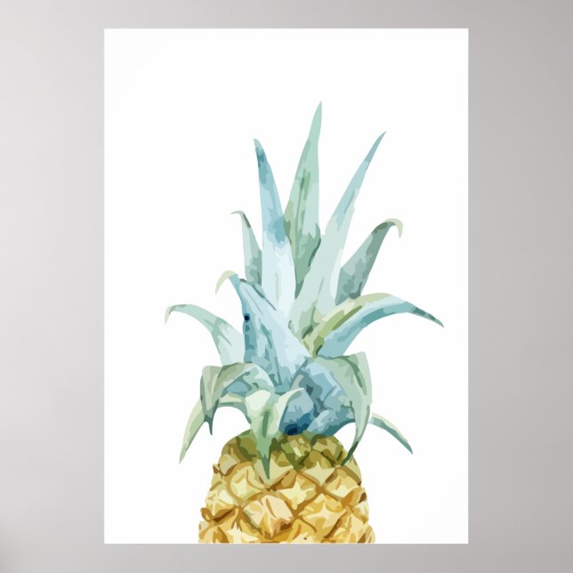Ananas-Ananas-Poster Poster (Vorne)