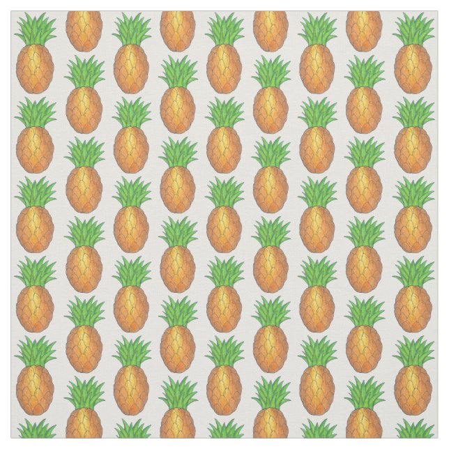 Ananas-Ananas-Tropenstoffe Stoff (Muster)