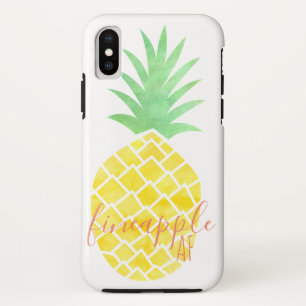 Ananas-Apfelfineapfel AF Gelb und Grün Case-Mate iPhone Hülle