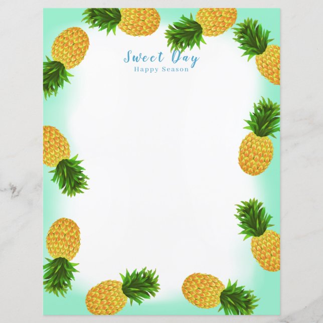 Ananas Aqua (Vorderseite)