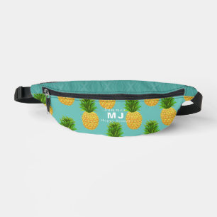 Ananas Aqua Bauchtasche