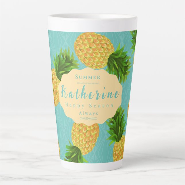 Ananas Aqua Milchtasse (Vorderseite)