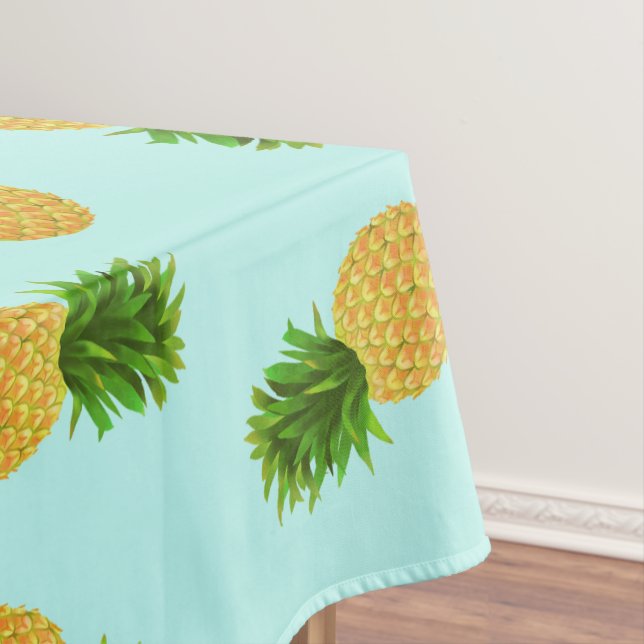 Ananas Aqua Tischdecke (Beispiel)