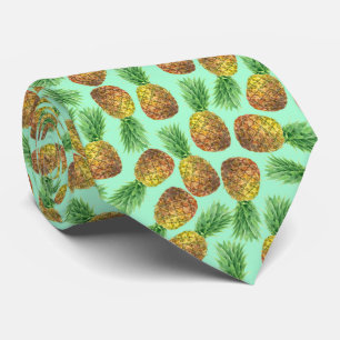 Ananas Aquarell 2 Krawatte