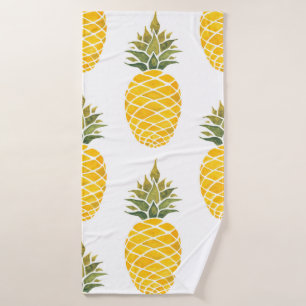 Ananas. Aquarelle peinture à la main w