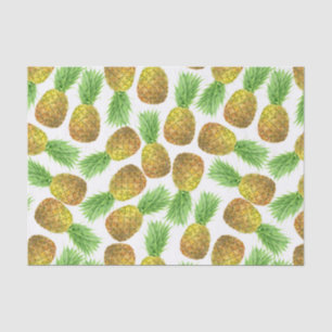 Ananas-Aquarellmuster Seidenpapier