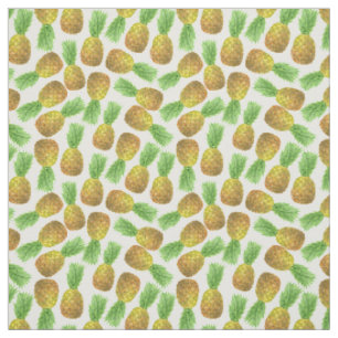 Ananas-Aquarellmuster Stoff