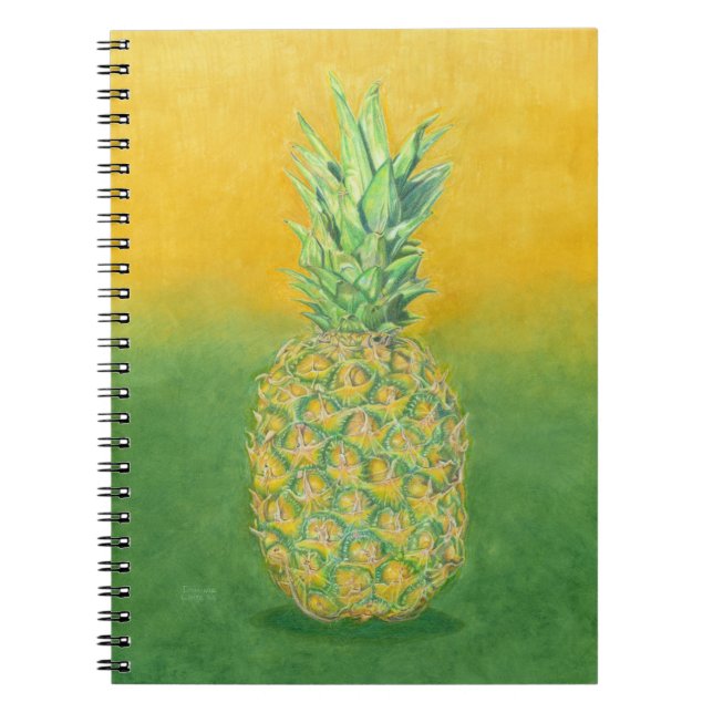Ananas Art Notizblock (Vorderseite)