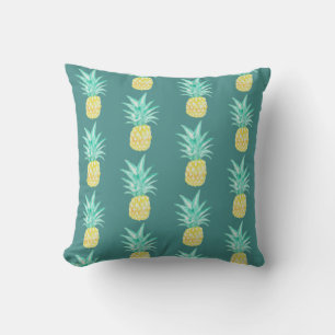 Ananas Art Turquoise Muster Pillow Kissen