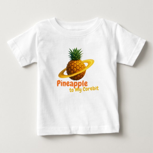 Ananas auf mein Corebit Baby T-shirt (Vorderseite)