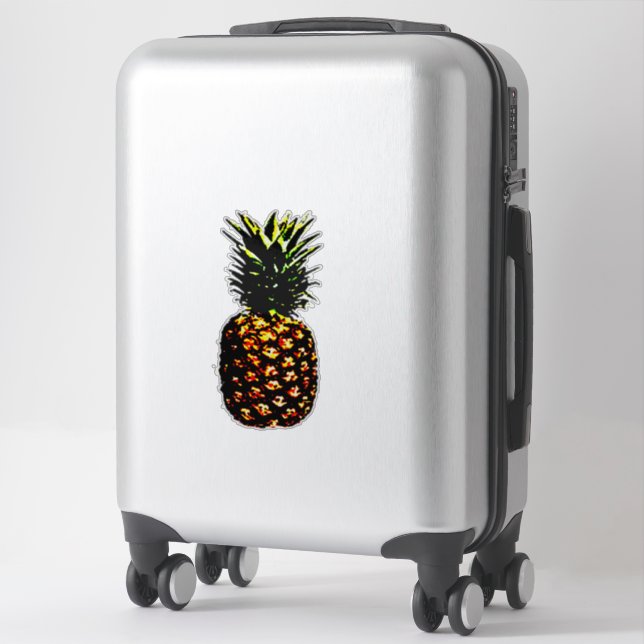 Ananas Aufkleber (Koffer)