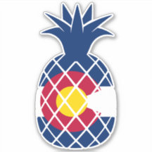 Ananas-Aufkleber für Colorado
