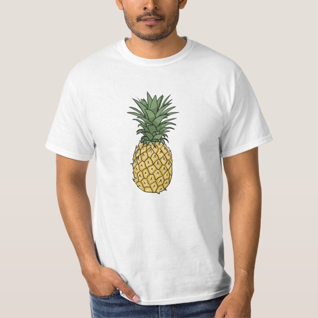 Ananas-Ausdruck T-Shirt (Vorderseite)