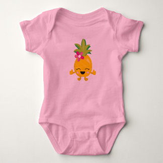 Ananas Baby Strampler