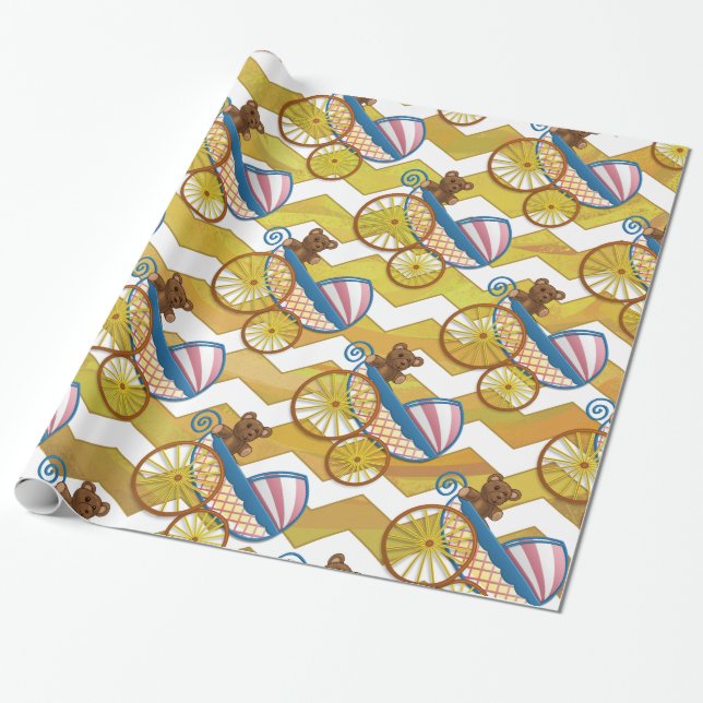 Ananas Baby Stuff Geschenkpapier (Ungerollt)