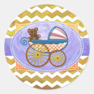 Ananas Baby Stuff Runder Aufkleber