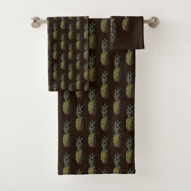 Ananas-Badehandtücher und Waschtuch Badhandtuch Set (Insitu)
