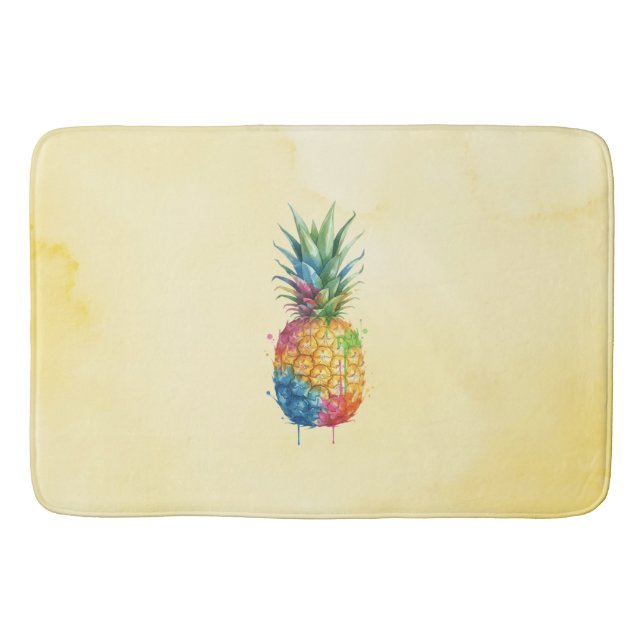 Ananas Badematte (Vorderseite)