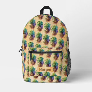 Ananas Bedruckter Rucksack