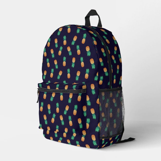 Ananas Bedruckter Rucksack (Rückseitige Ecke Rechts)