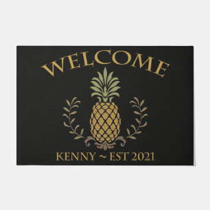 Ananas-Begrüßungsmatte, Tropenmatte Fußmatte