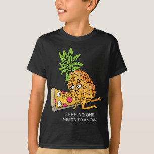 Ananas Belongs auf Pizza Lover Funny Food Pub T-Shirt