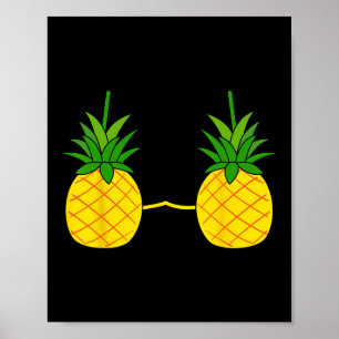 Ananas Bra Kostüm Niedlich leicht Frucht Halloween Poster