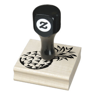 Ananas-Briefmarke Gummistempel