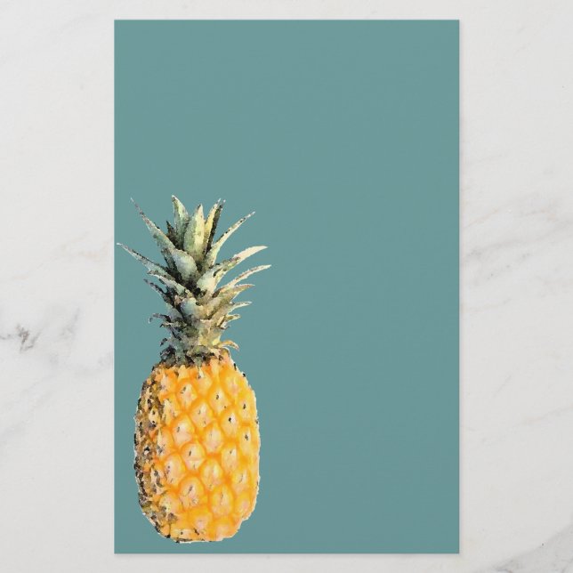 Ananas Briefpapier (Vorderseite)