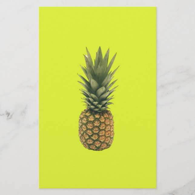 Ananas Briefpapier (Vorderseite)
